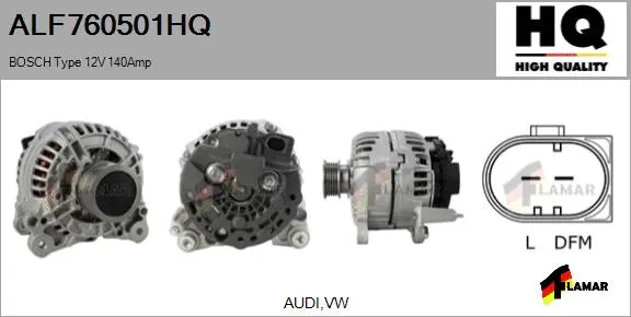 Alternator (ALF760501HQ)