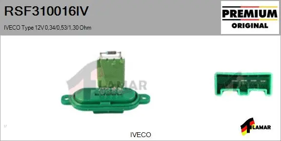 Resistor, interior blower (RSF310016IV)