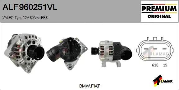 Alternator (ALF960251VL)