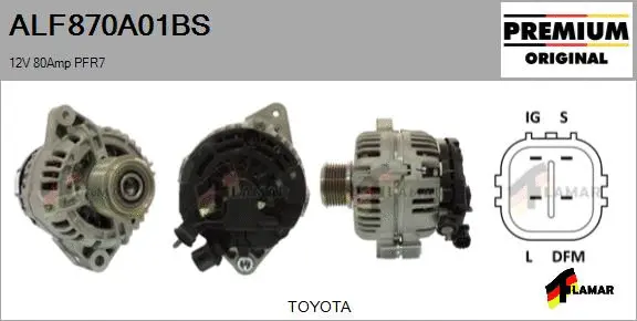 Alternator (ALF870A01BS)