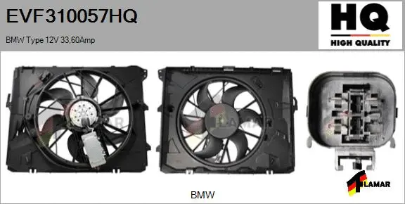 Electric Motor, radiator fan (EVF310057HQ)