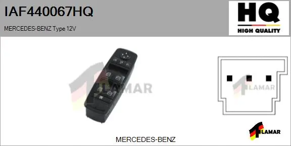 Switch, window regulator (IAF440067HQ)