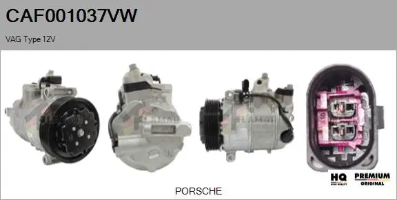 Compressor, air conditioning (CAF001037VW)