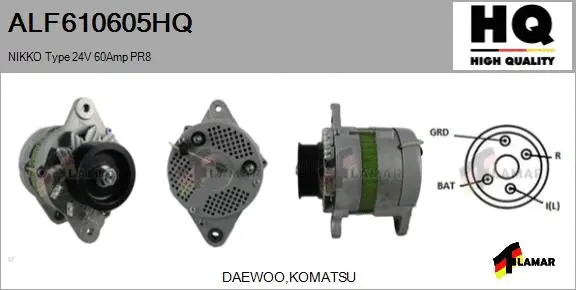 Alternator (ALF610605HQ)