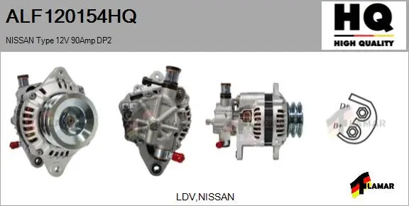 Alternator (ALF120154HQ)