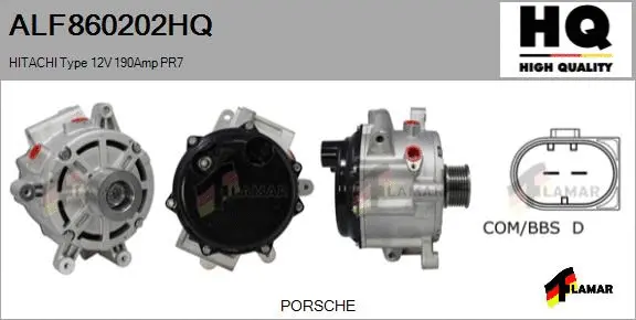 Alternator (ALF860202HQ)