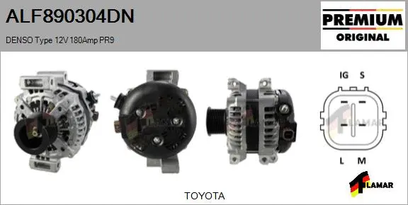 Alternator (ALF890304DN)