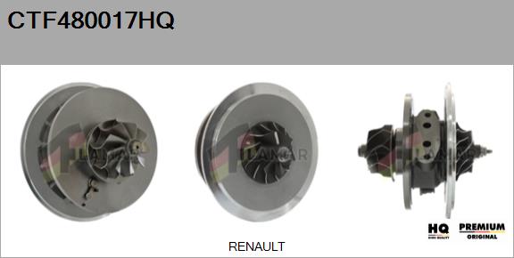 Core assembly, turbocharger (CTF480017HQ)