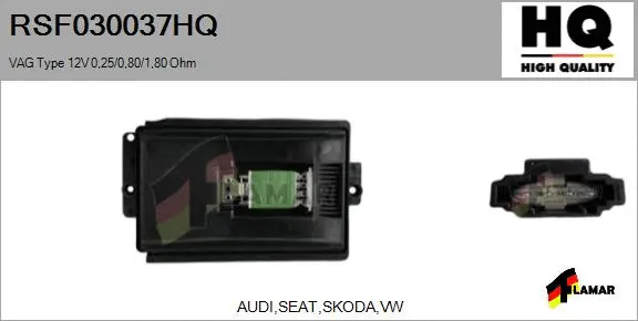 Resistor, interior blower (RSF030037HQ)