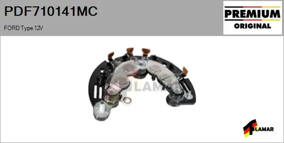 Rectifier, alternator (PDF710141MC)