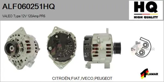 Alternator (ALF060251HQ)