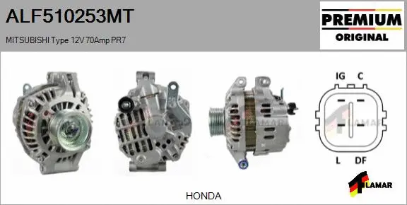 Alternator (ALF510253MT)