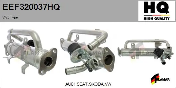 Cooler, exhaust gas recirculation (EEF320037HQ)