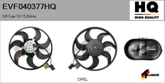 Fan, engine cooling (EVF040377HQ)