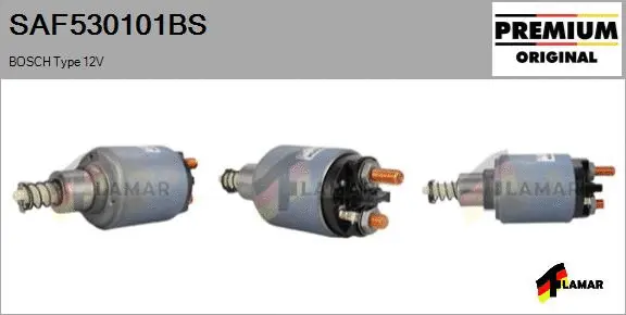 Solenoid Switch, starter (SAF530101BS)