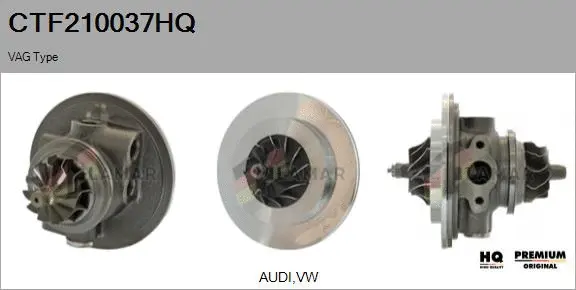 Core assembly, turbocharger (CTF210037HQ)