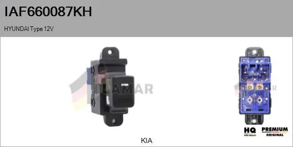 Switch, window regulator (IAF660087KH)
