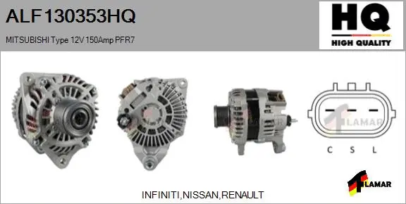 Alternator (ALF130353HQ)