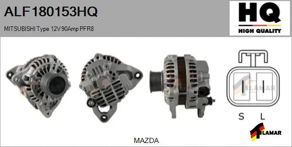 Alternator (ALF180153HQ)