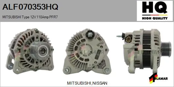 Alternator (ALF070353HQ)