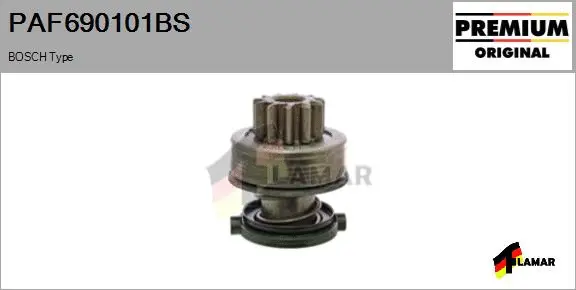 Pinion, starter (PAF690101BS)