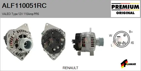 Alternator (ALF110051RC)