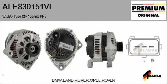 Alternator (ALF830151VL)