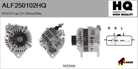 Alternator (ALF250102HQ)