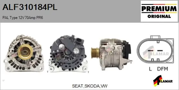Alternator (ALF310184PL)