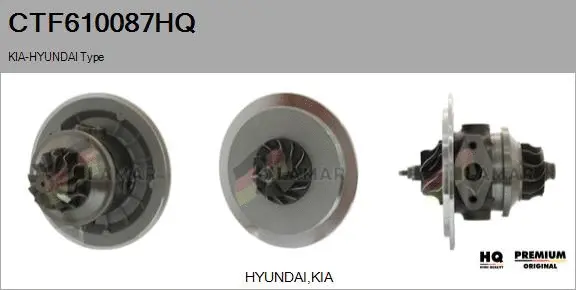 Core assembly, turbocharger (CTF610087HQ)