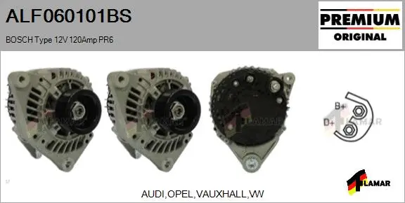Alternator (ALF060101BS)