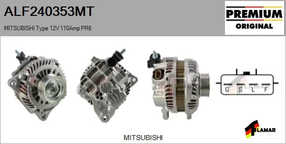 Alternator (ALF240353MT)