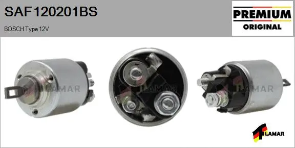 Solenoid Switch, starter (SAF120201BS)