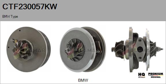 Core assembly, turbocharger (CTF230057KW)