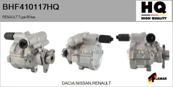 Hydraulic Pump, steering (BHF410117HQ)