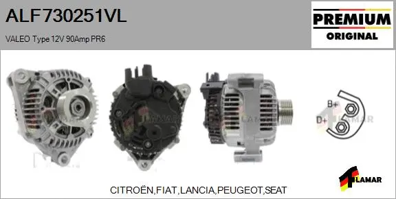 Alternator (ALF730251VL)