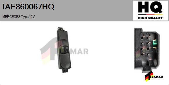 Switch, window regulator (IAF860067HQ)