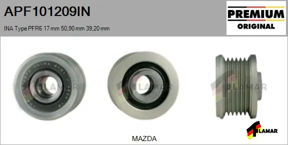 Belt Pulley, alternator (APF101209IN)