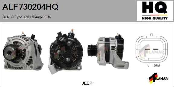Alternator (ALF730204HQ)