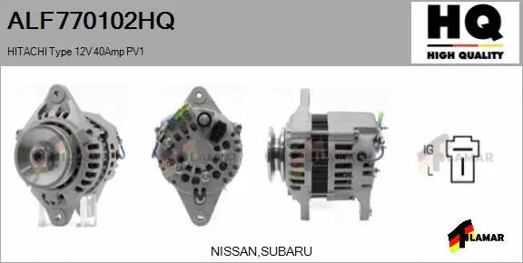 Alternator (ALF770102HQ)