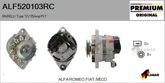 Alternator (ALF520103RC)