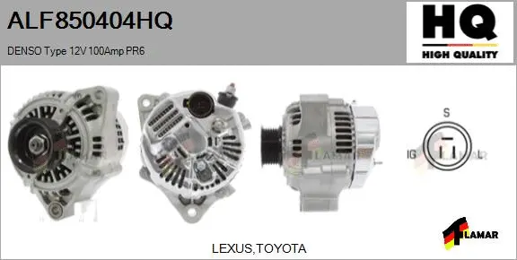 Alternator (ALF850404HQ)