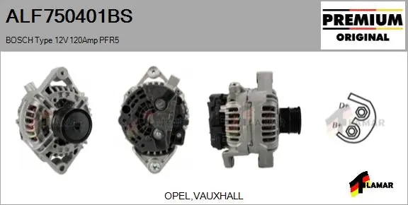 Alternator (ALF750401BS)