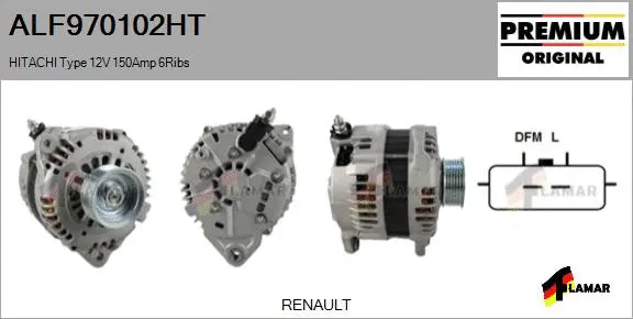 Alternator (ALF970102HT)