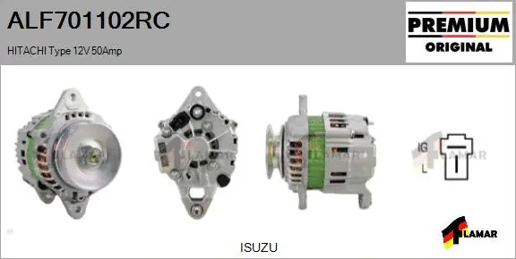 Alternator (ALF701102RC)