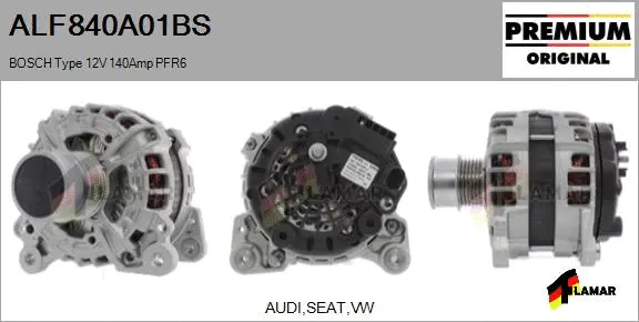 Alternator (ALF840A01BS)