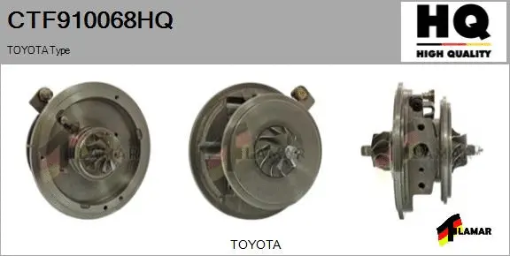 Core assembly, turbocharger (CTF910068HQ)