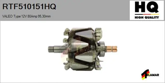 Rotor, alternator (RTF510151HQ)