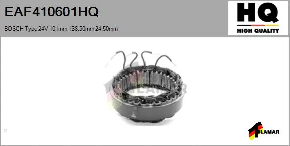 Stator, alternator (EAF410601HQ)