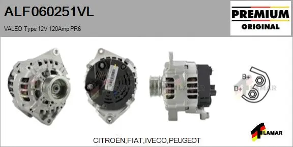 Alternator (ALF060251VL)